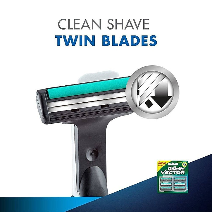 Gillette Vector Plus Cartridge 6 pcs