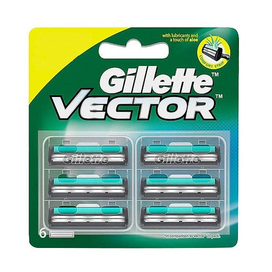 Gillette Vector Plus Cartridge 6 pcs