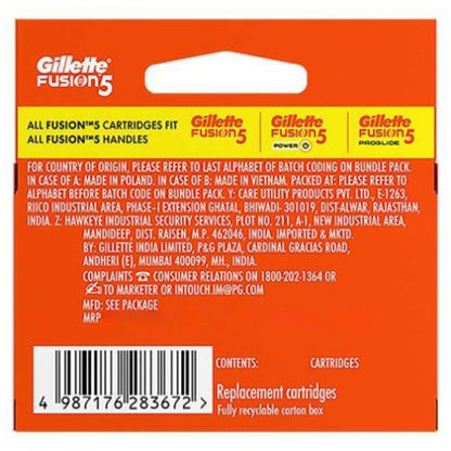 Gillette Fusion Cartridges 2 pcs