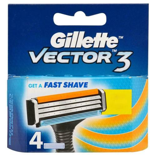 Gillette Vector 3 Cartridges 4 pcs