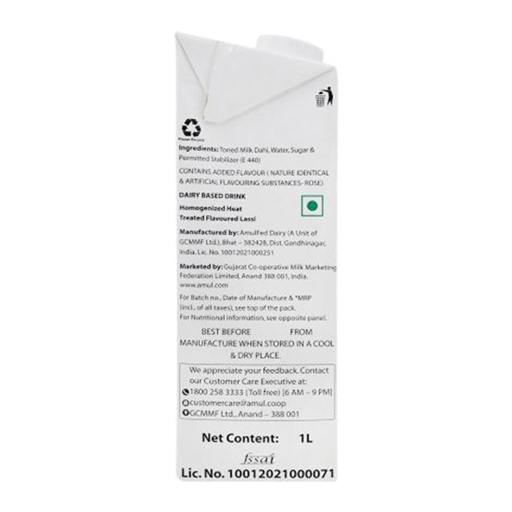 Amul Kool Rose Lassi Tetrapak 1 ltr