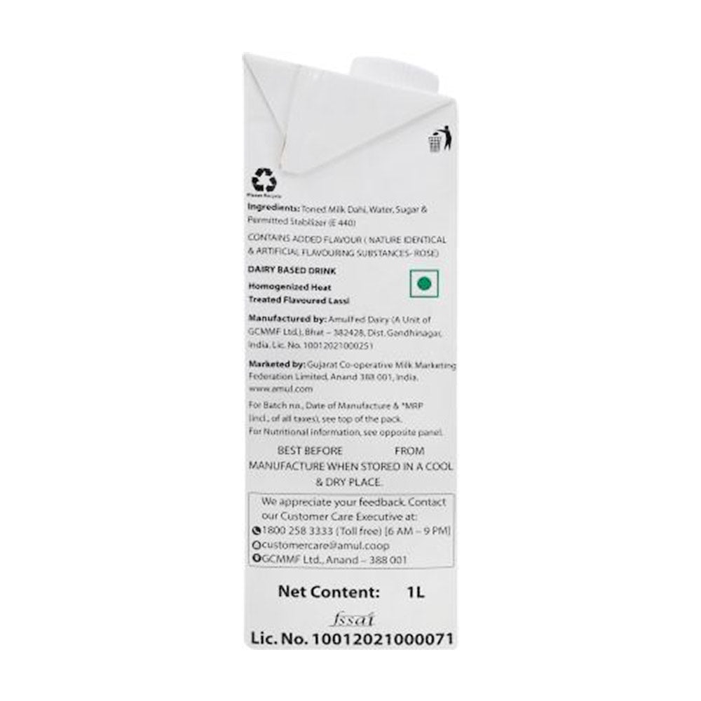 Amul Kool Rose Lassi Tetrapak 1 ltr