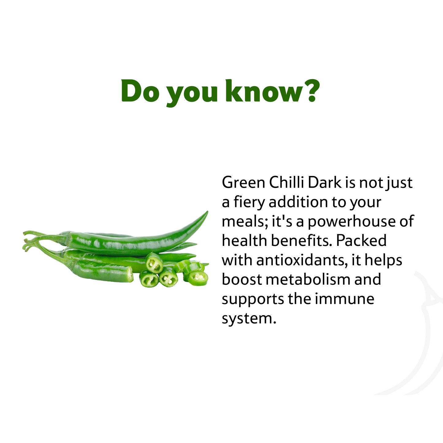 Starfresh Green Chilli Dark Prepack 100 g