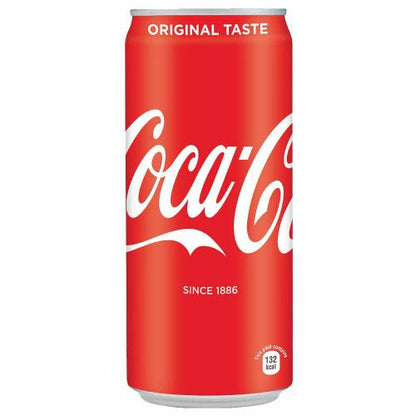 Coca Cola Carbonated Soft Drink Can 300 ml