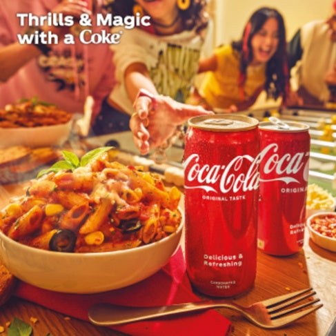 Coca Cola Carbonated Soft Drink Can 300 ml