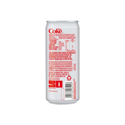 Coca Cola Diet Coke Carbonated Soft Drink Can 300 ml