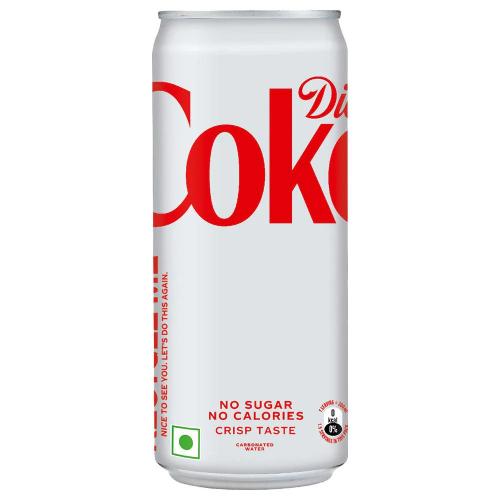 Coca Cola Diet Coke Carbonated Soft Drink Can 300 ml