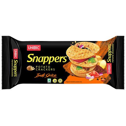 Unibic Snappers Indi Spice Potato Crackers 70 Gm