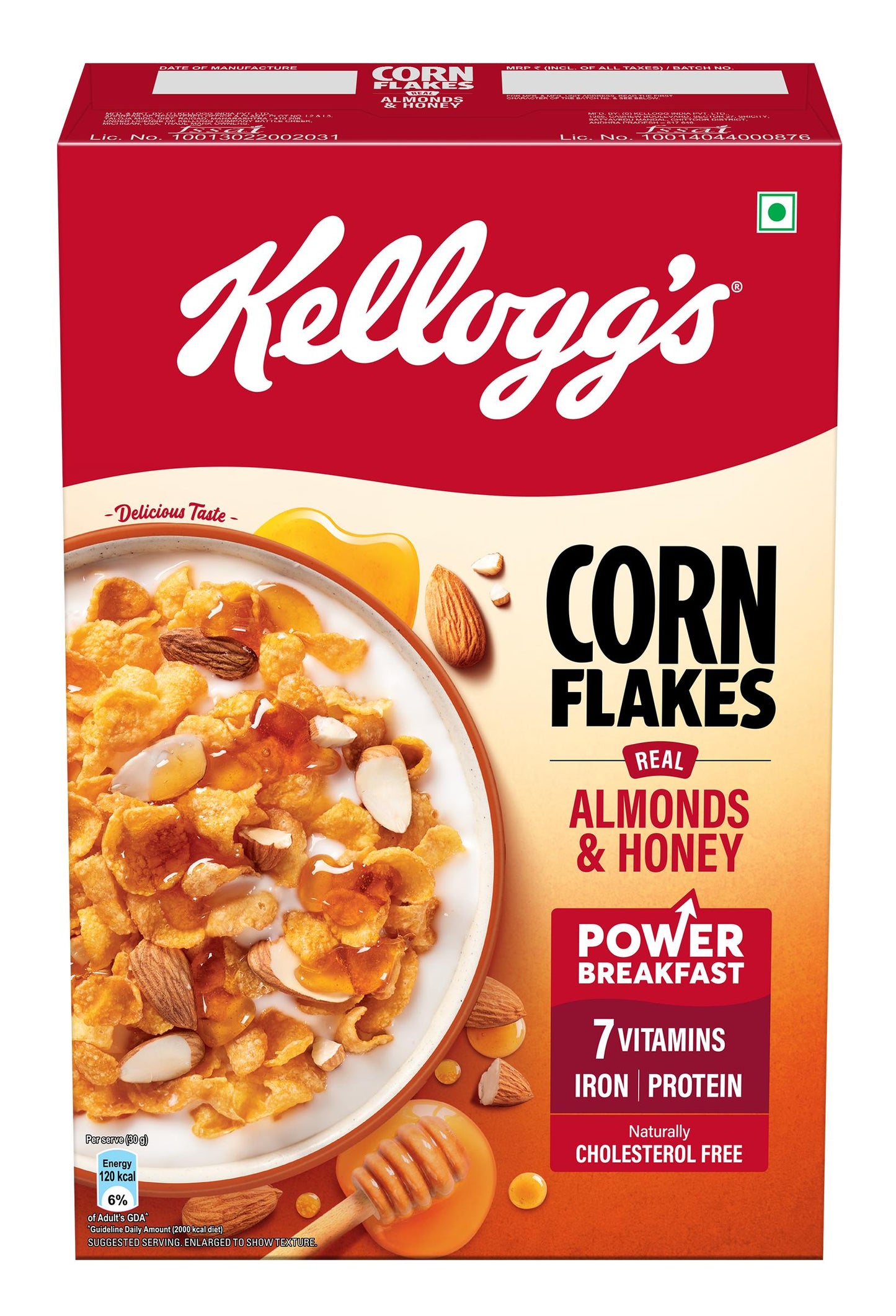 Kellogg'S Cornflakes Almond & Honey Box 300 gm
