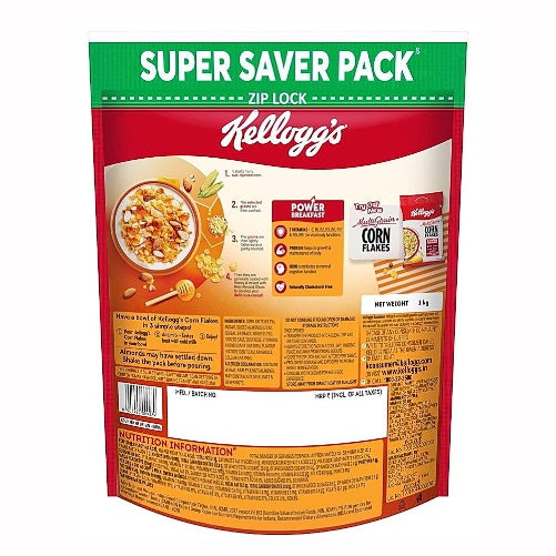 Kellogg'S Corn Flakes Almond & Honey Pouch 1 kg
