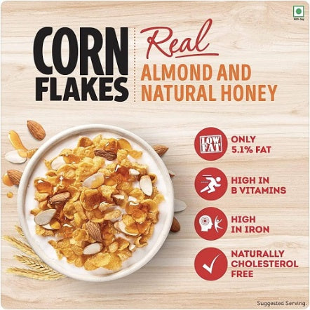 Kellogg'S Corn Flakes Almond & Honey Pouch 1 kg