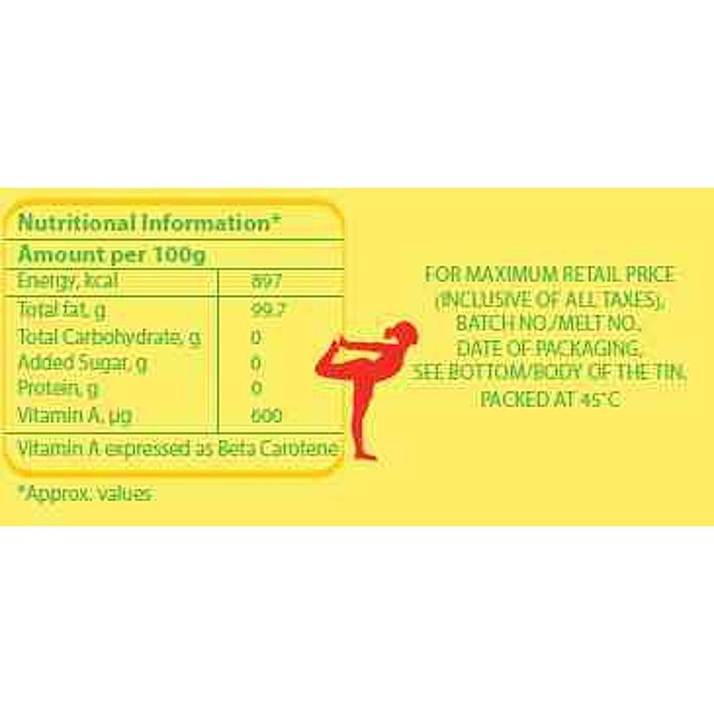Amul Cow Ghee Tin 1 ltr