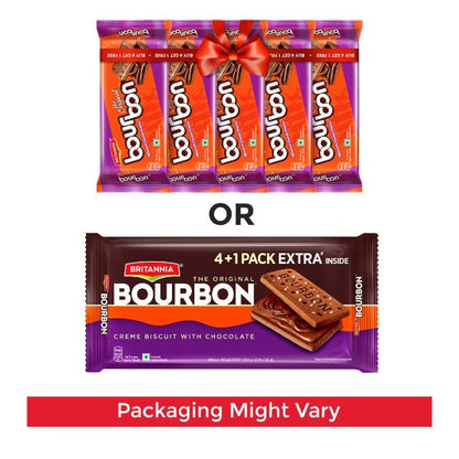 Britannia Bourbon Biscuits Gang Of 5 500 g
