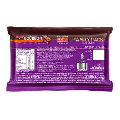Britannia Bourbon Biscuits Gang Of 5 500 g