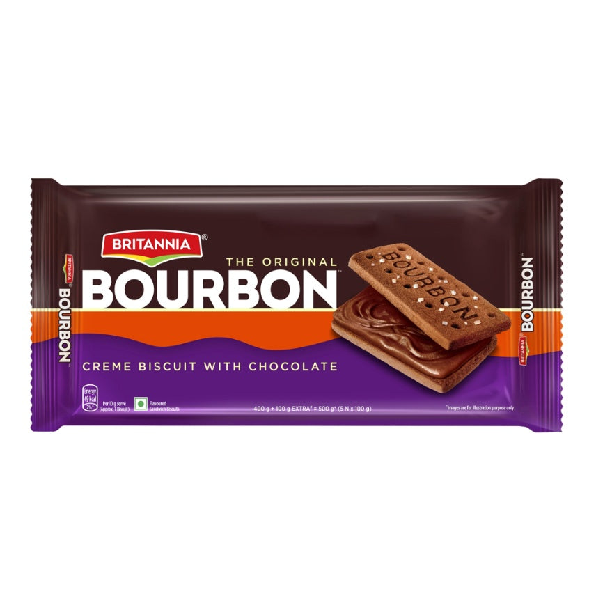 Britannia Bourbon Biscuits Gang Of 5 500 g