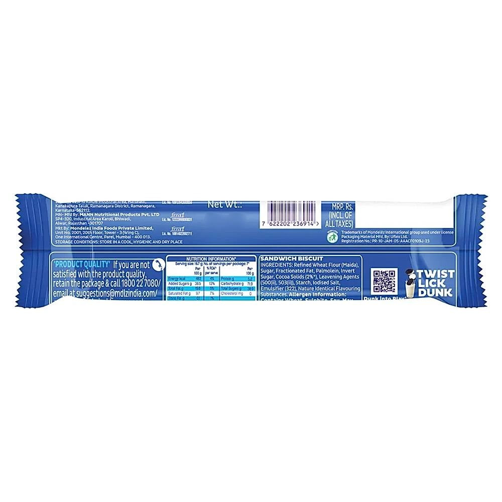 Cadbury Oreo Vanilla Cream Biscuit 120 g
