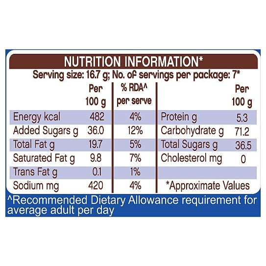 Cadbury Oreo Chocolate Creme Biscuits 120 g