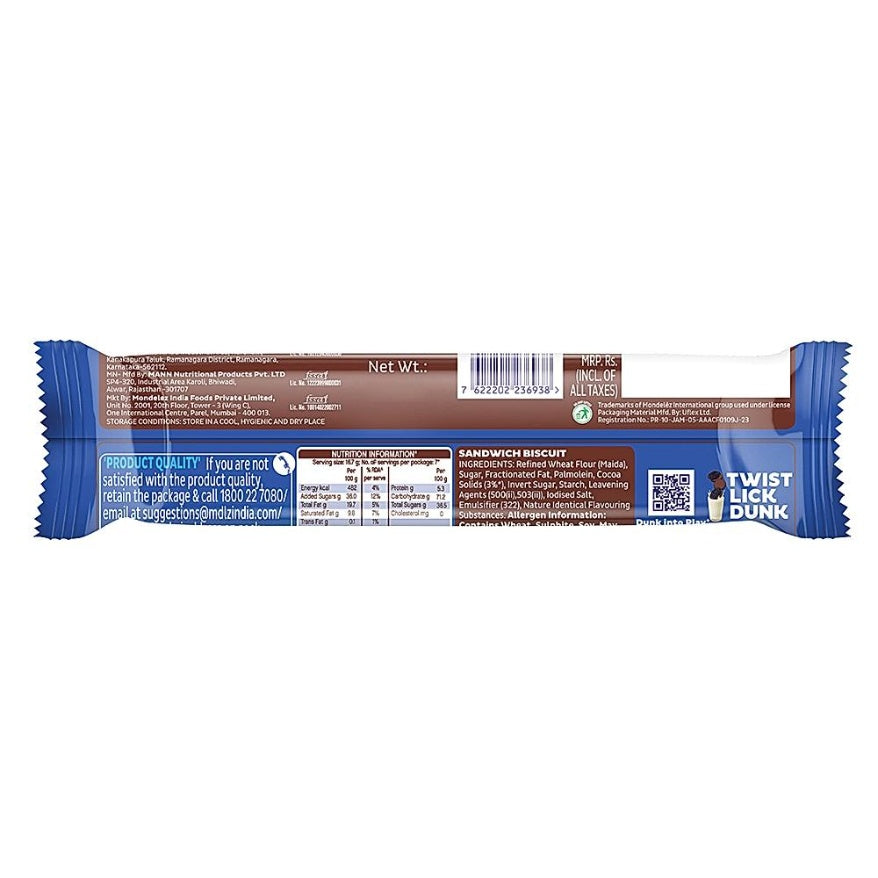 Cadbury Oreo Chocolate Creme Biscuits 120 g
