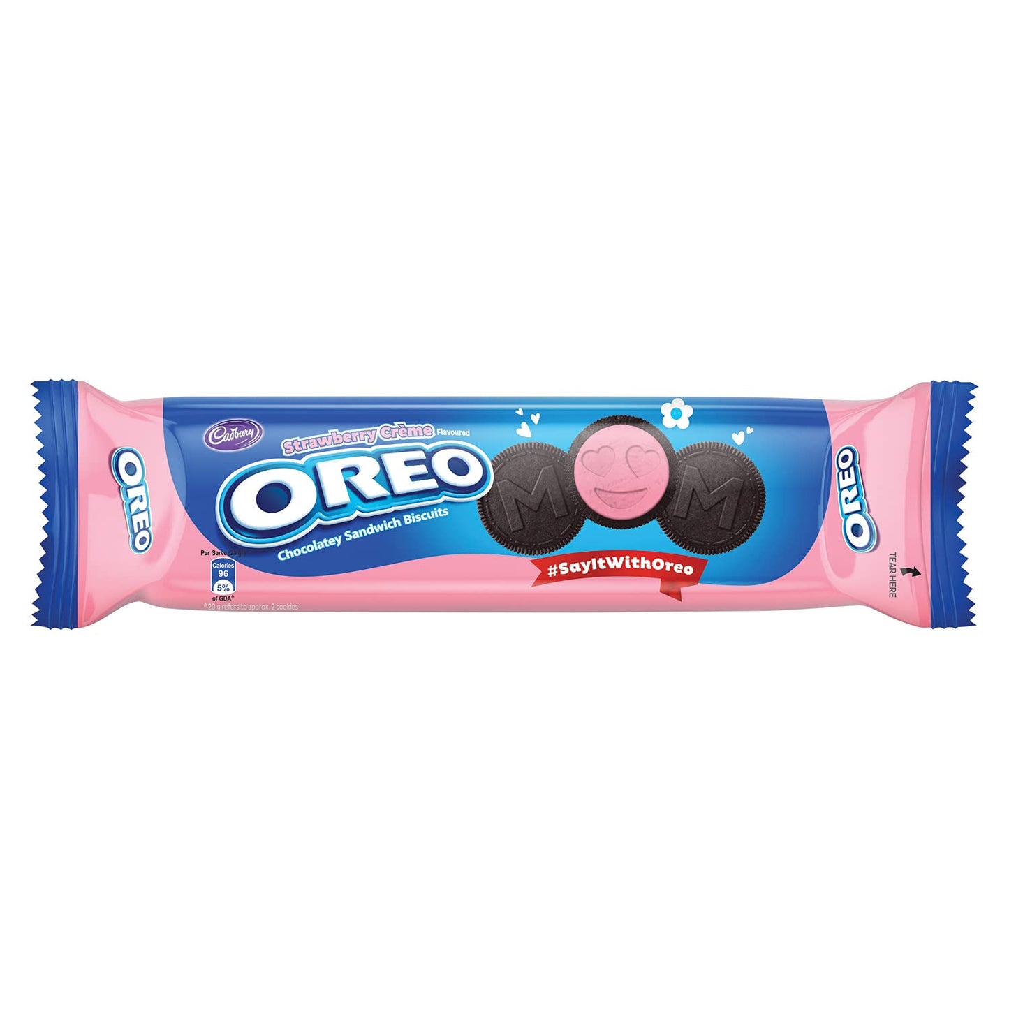 Cadbury Oreo Strawberry Creme Biscuit 120 g