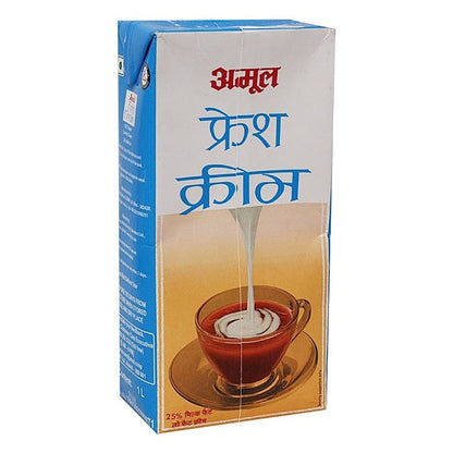 Amul Fresh Cream Tetrapak 1 ltr