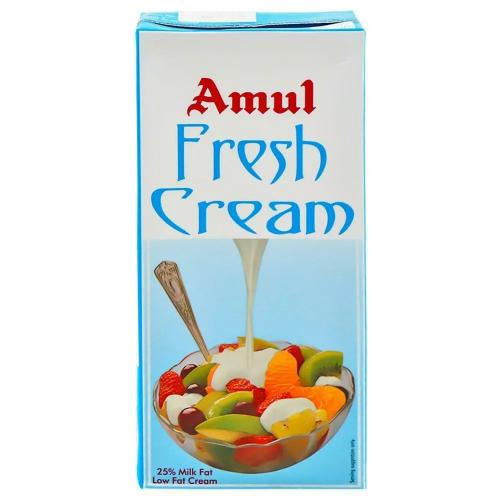 Amul Fresh Cream Tetrapak 1 Ltr