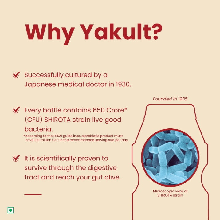Yakult Probiotic Drink Bottle 325 ml