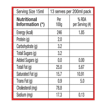 D'Lecta Cream Tetrapak 200 ml
