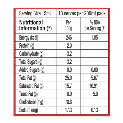 D'Lecta Cream Tetrapak 200 ml