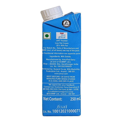 Amul Fresh Cream Edge Tetrapak 250 ml