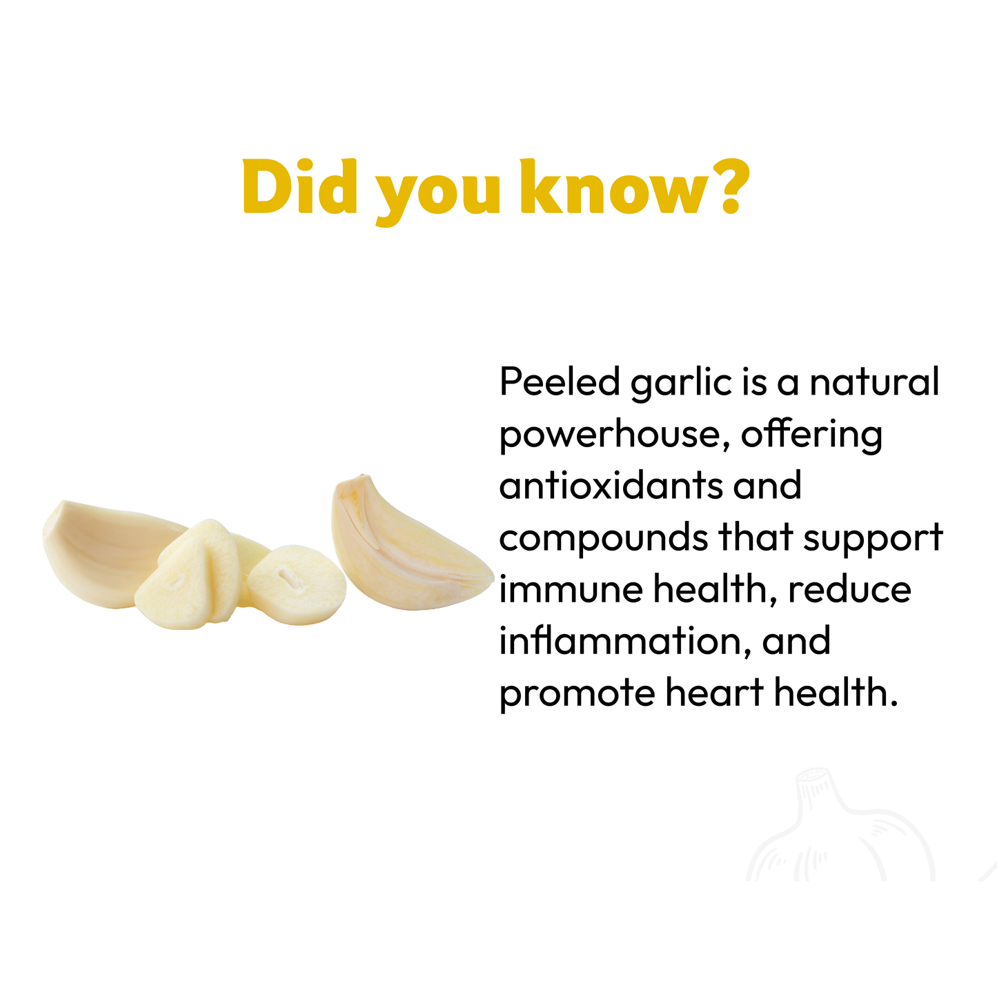 Garlic Peeled, 100 g