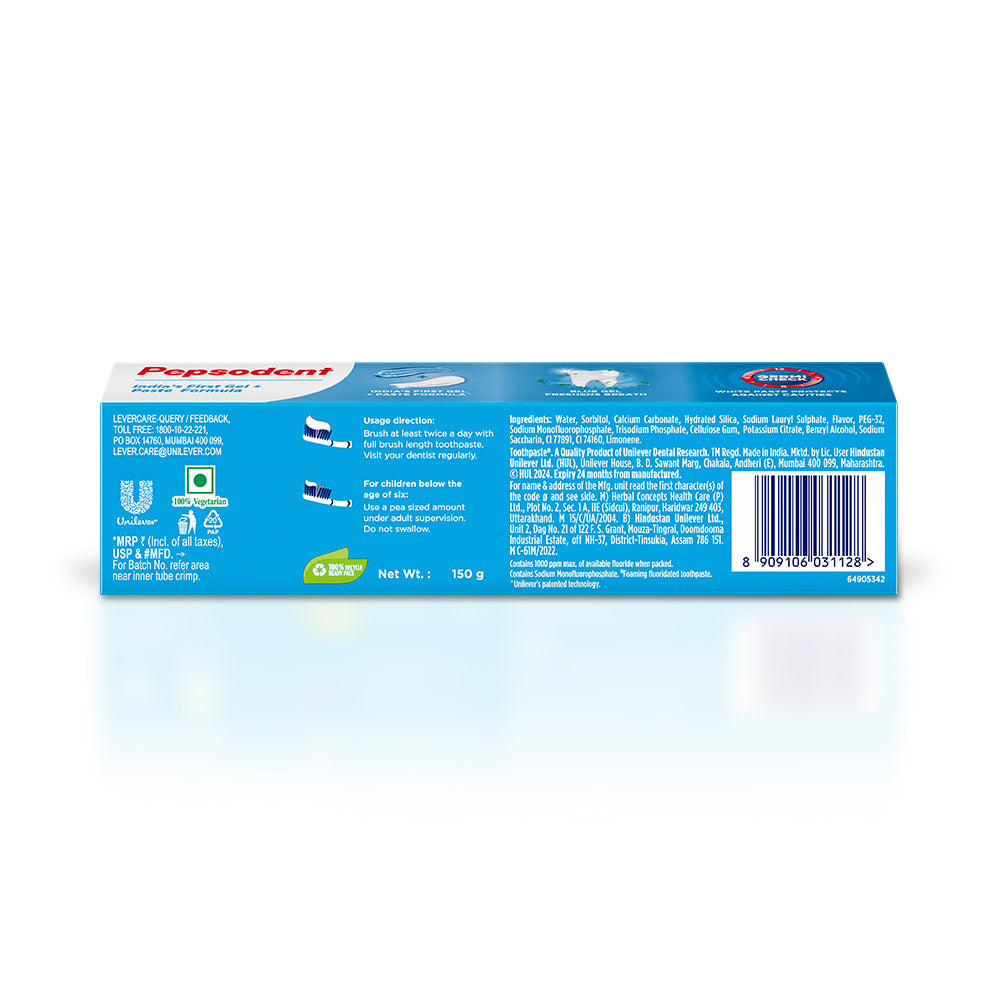 Pepsodent 2 In 1 Cavity Protection 150 g