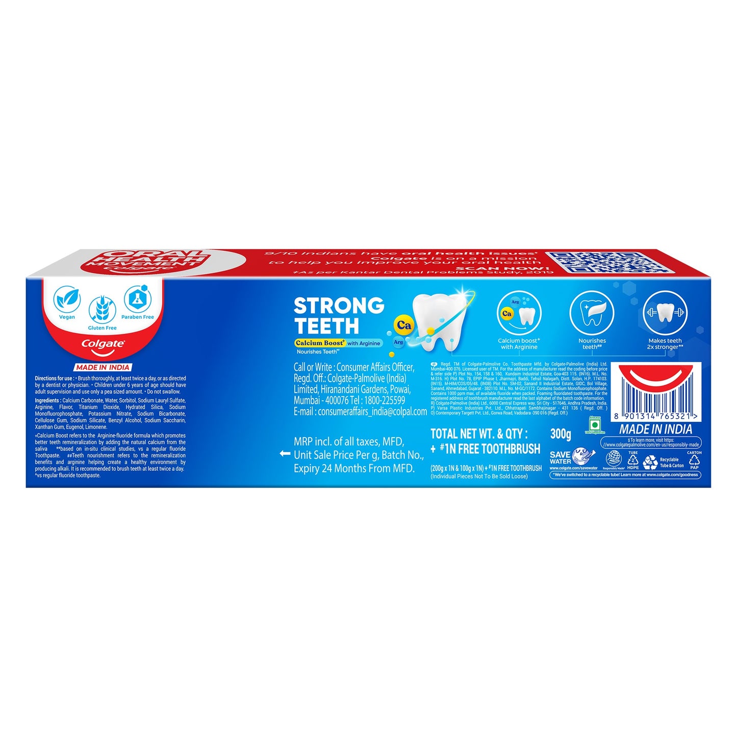 Colgate Dental Cream Toothpaste 300 g