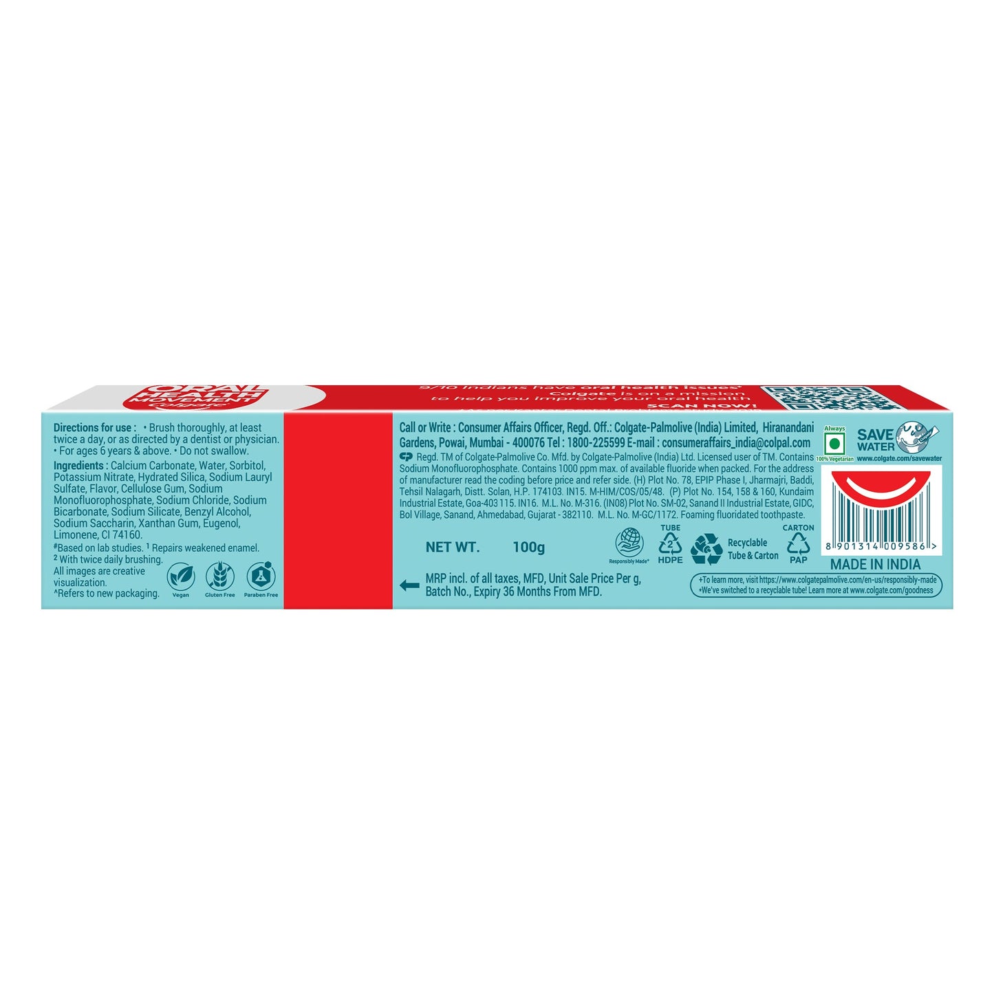 Colgate Active Salt Toothpaste 100 g