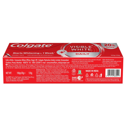 Colgate Visible White Toothpaste 100 gm