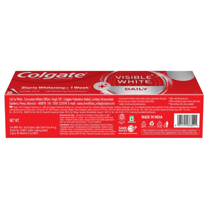 Colgate Visible White Toothpaste 100 g