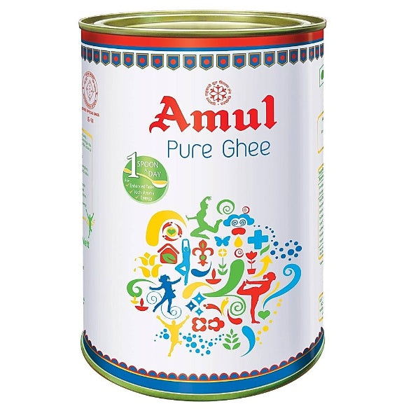 Amul Pure Desi Ghee Tin 1 ltr