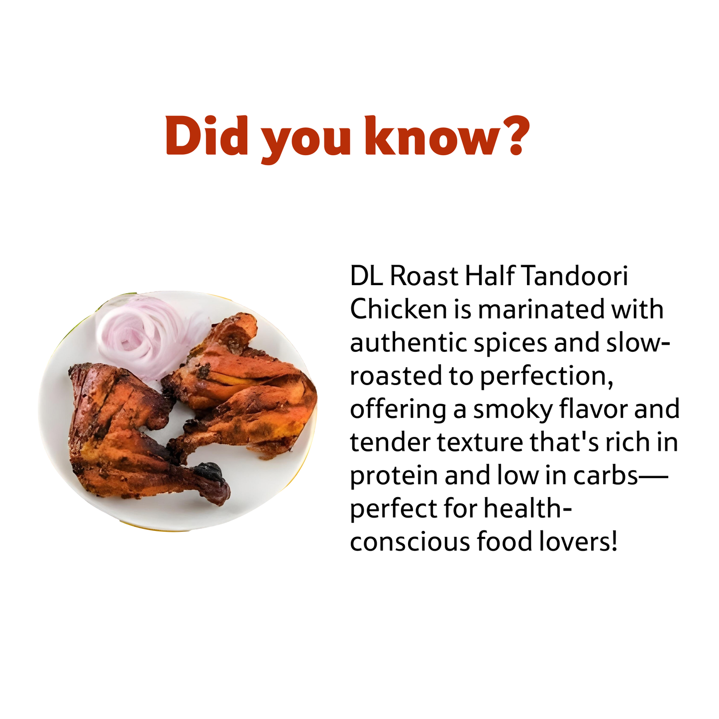 Starfresh Roasted Tandoori Chicken half