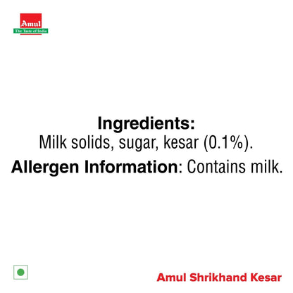 Amul Shrikhand Kesar Tub 500 g