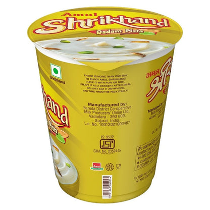 Amul Shrikhand Badam Pista Tub 500 g