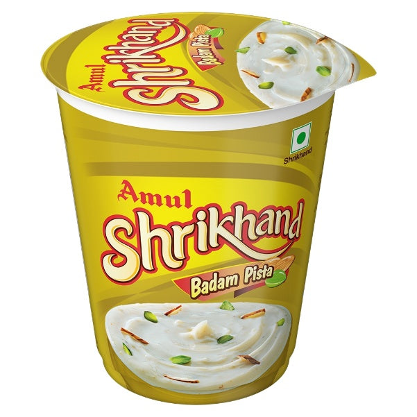 Amul Shrikhand Badam Pista Tub 500 g