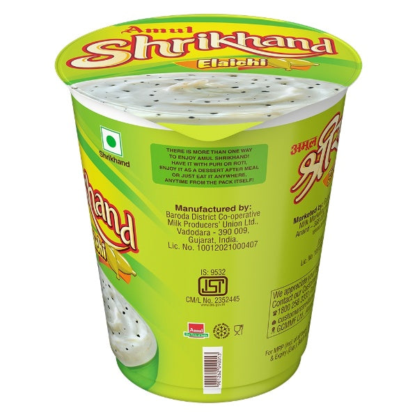 Amul Shrikhand Real Elaichi Tub 500 g