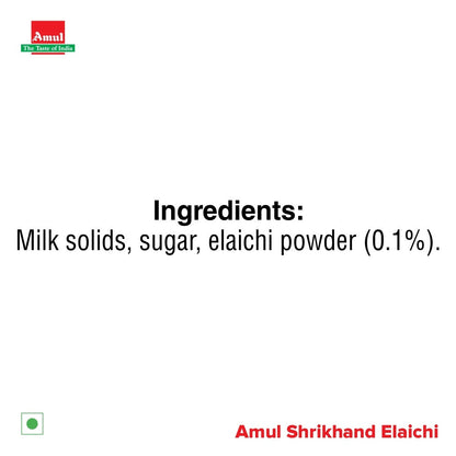 Amul Shrikhand Real Elaichi Tub 500 g