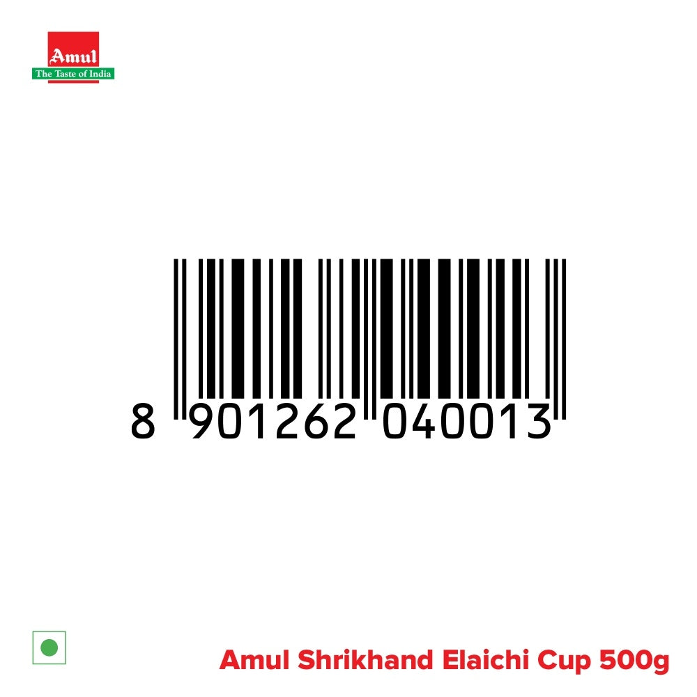 Amul Shrikhand Real Elaichi Tub 500 g