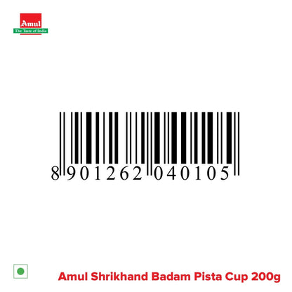 Amul Shrikhand Badam Pista Cup 200 g