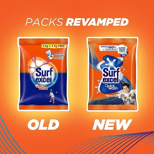 Surf Excel Quick Wash Detergent Powder 1 kg
