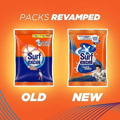 Surf Excel Quick Wash Detergent Powder 500 g