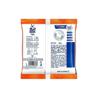 Surf Excel Quick Wash Detergent Powder 500 g