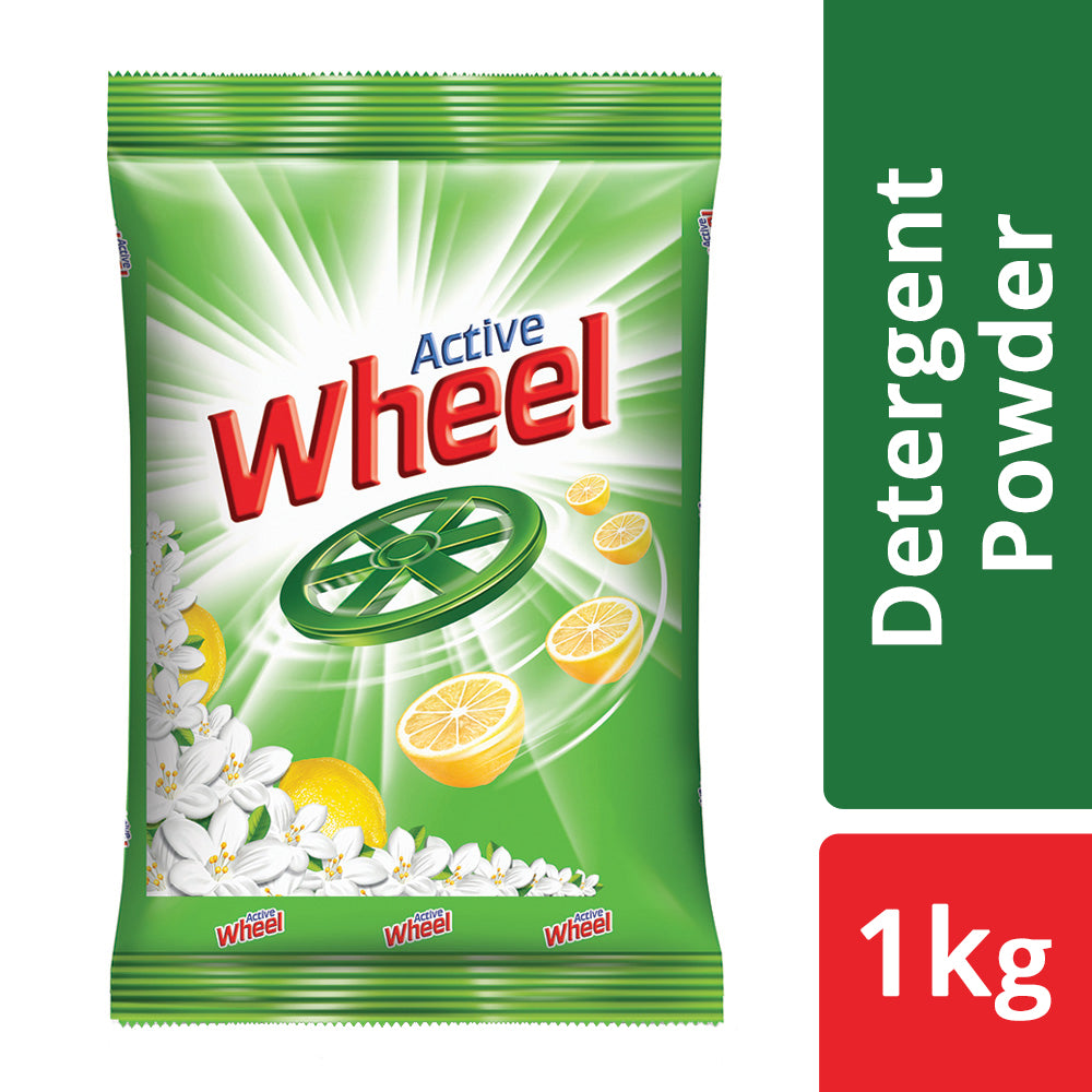 Wheel Green Lemon & Jasmine Detergent Powder 1 kg