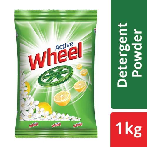 Wheel Green Lemon & Jasmine Detergent Powder 1 Kg