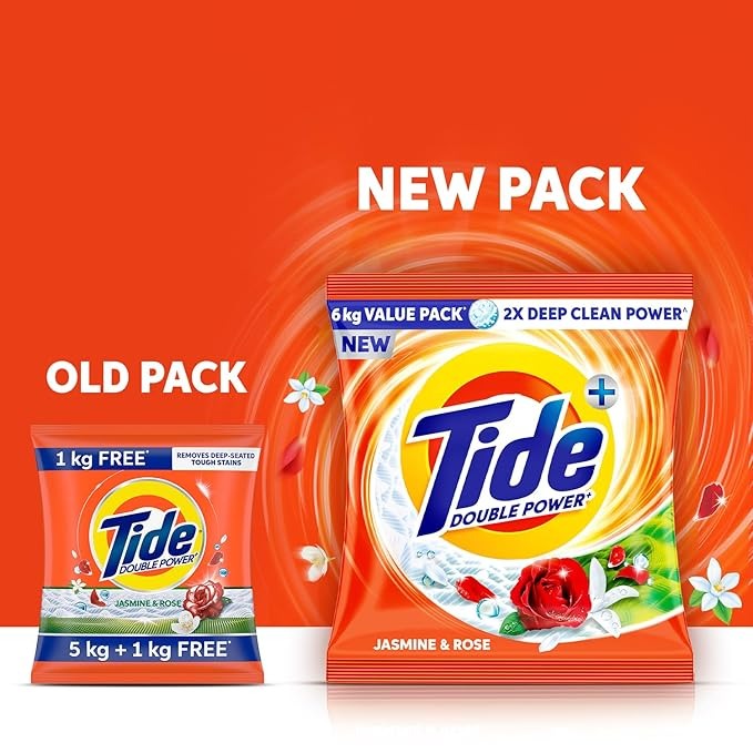 Tide Detergent Powder Jasmine & Rose 6 kg